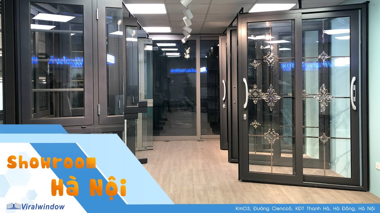 Thăm quan showroom cửa nhôm cao cấp Viralwindow Hà Nội