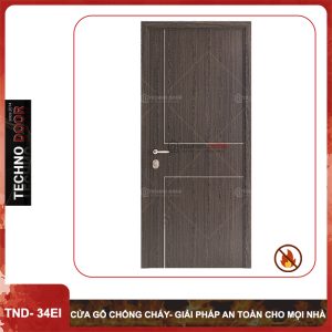Cửa gỗ chống cháy TND-34EI