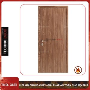 Cửa gỗ chống cháy TND-36EI