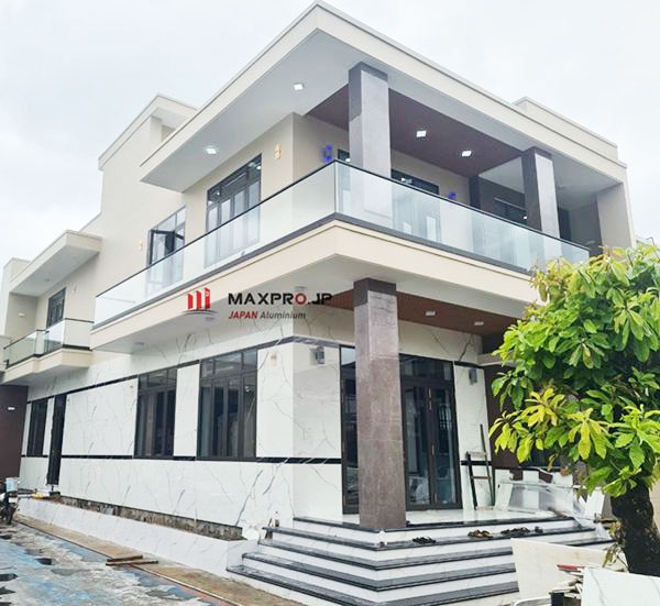 Lan can kính Maxpro không trụ