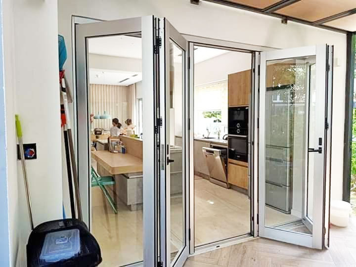 Cửa đi xếp gập 2 và 2