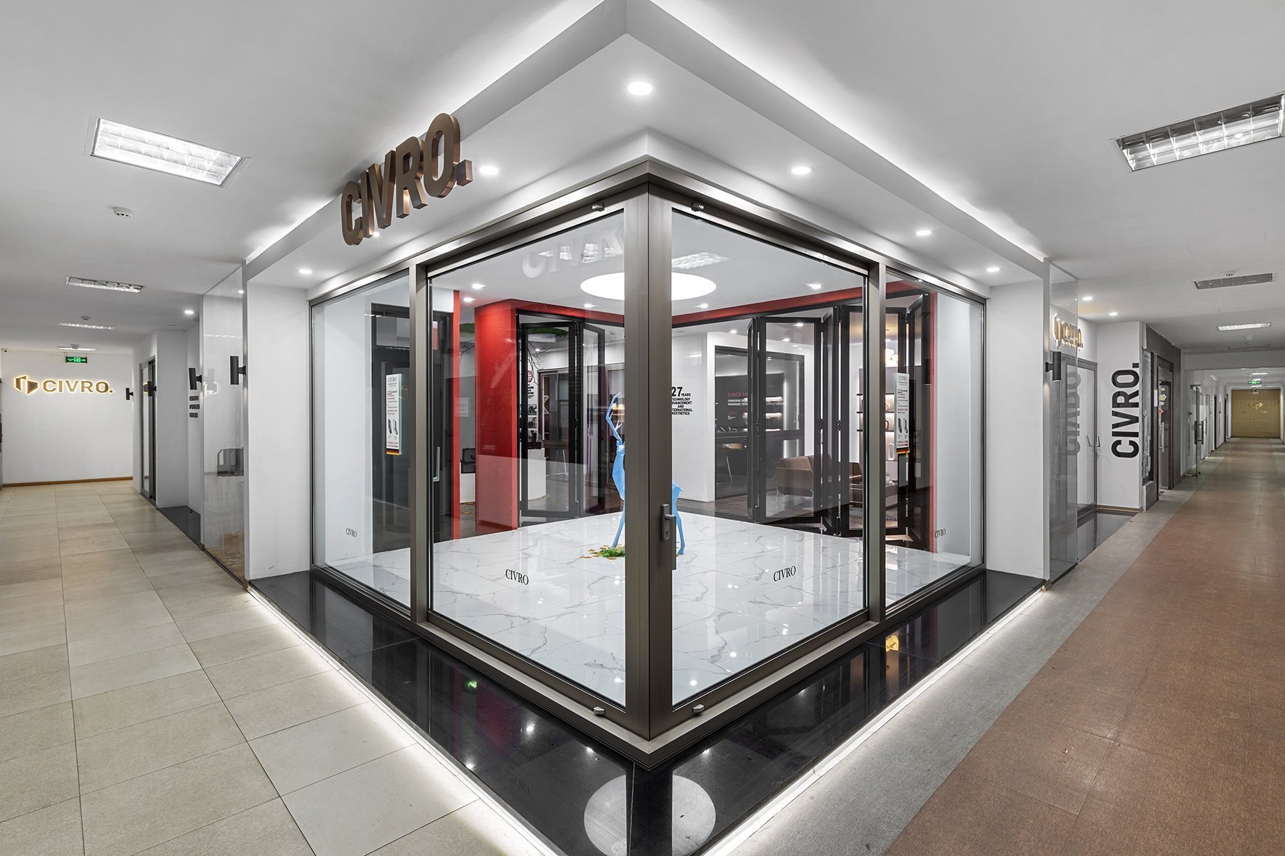 Cửa nhôm Civro mở quay